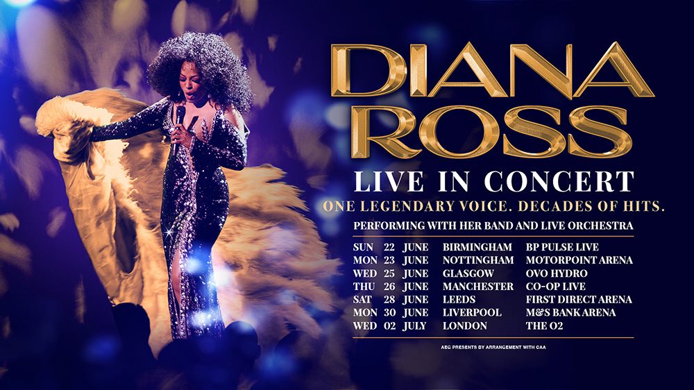 Diana Ross UK Tour - A Symphonic Celebration 2025 - Official VIP Tickets