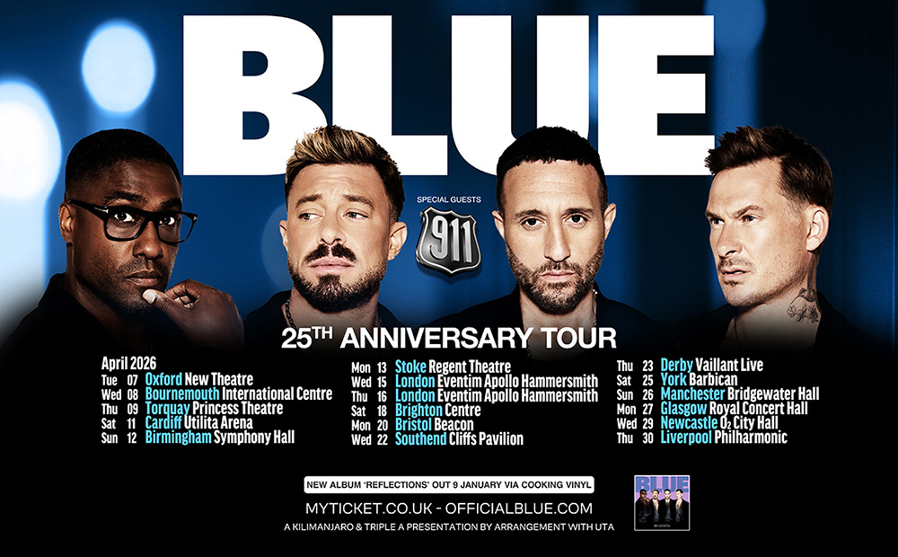 Blue 25th Anniversary Tour 2026