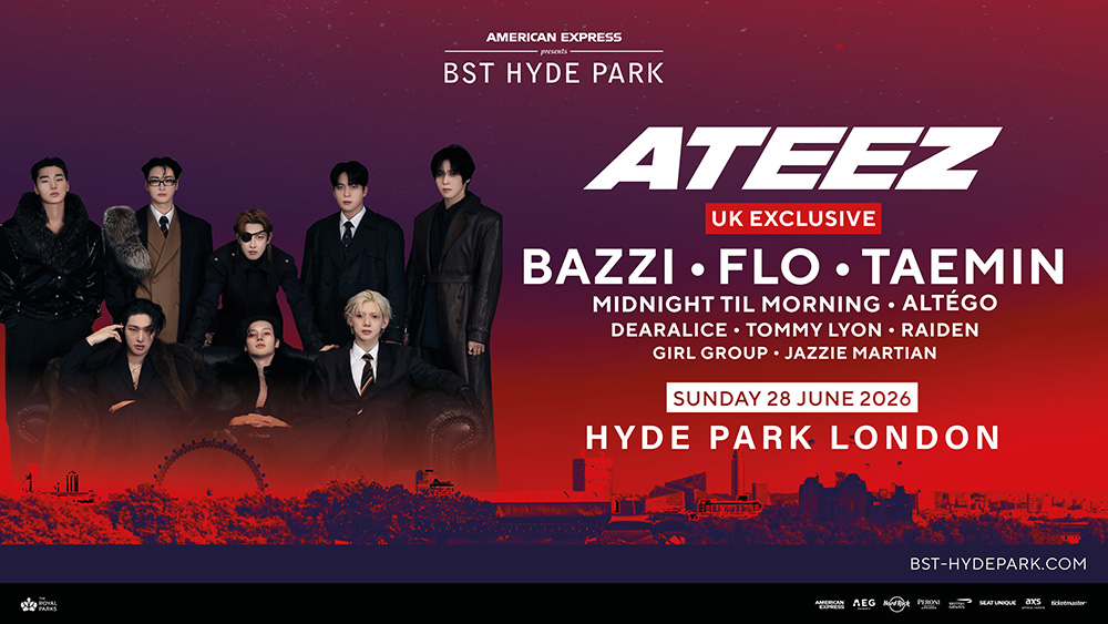Ateez BST Hyde Park 28 June 2026 - VIP Tickets